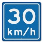 Adviessnelheid 30 km/h