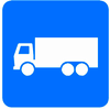Symbool vrachtwagen